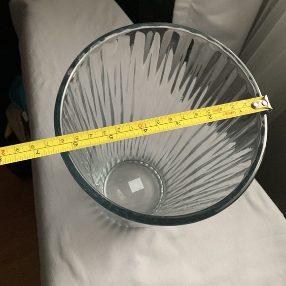 Vintage Art deco glass vase glass 10" - Picture 4 of 6